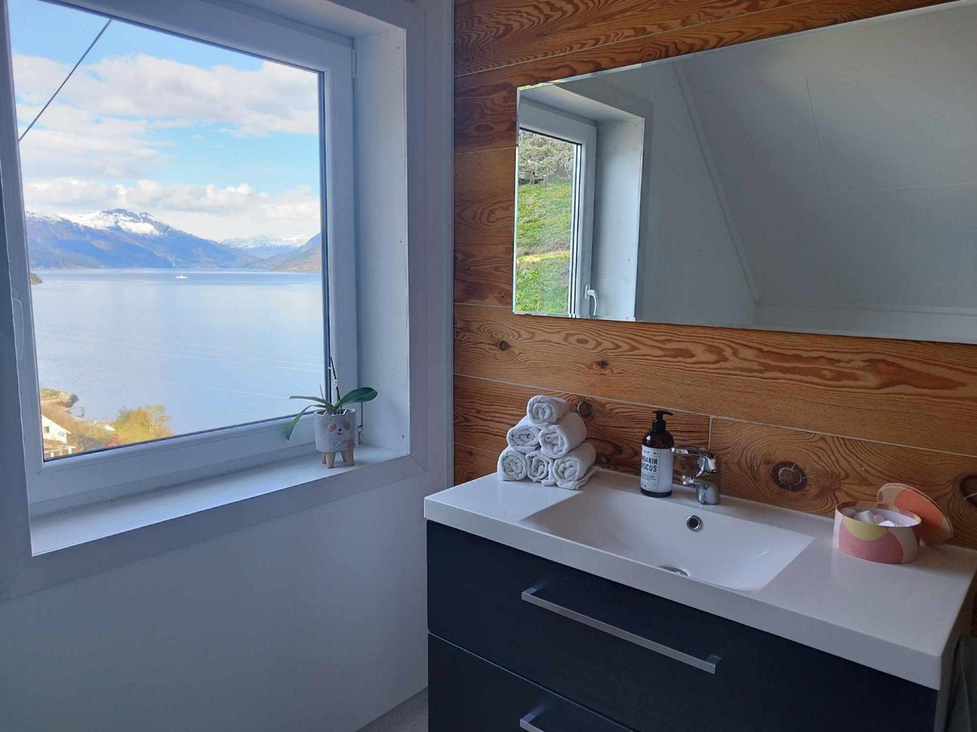 Vila Fjord House Grimo Exteriér fotografie